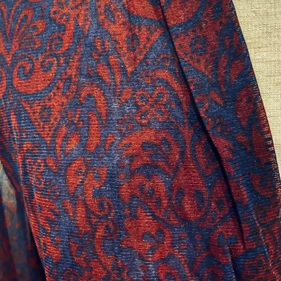 MICHAEL KORS Paisley Front Drape Wrap Blouse - Picture 2 of 6